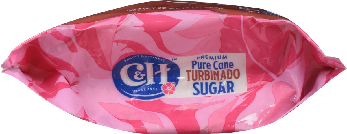 slide 4 of 9, C&H Turbinado Cane Sugar 2 lb, 32 oz