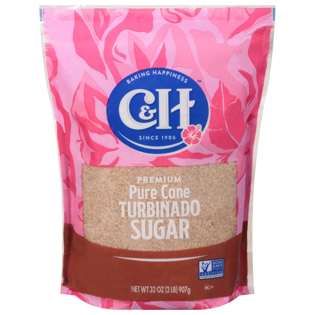 slide 1 of 9, C&H Turbinado Cane Sugar 2 lb, 32 oz