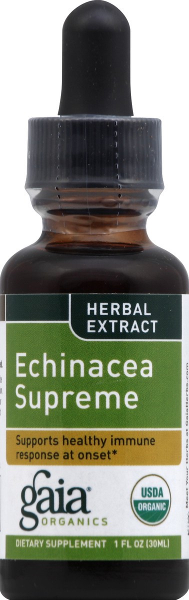 slide 1 of 2, Gaia Echinacea Supreme 1 oz, 1 fl oz