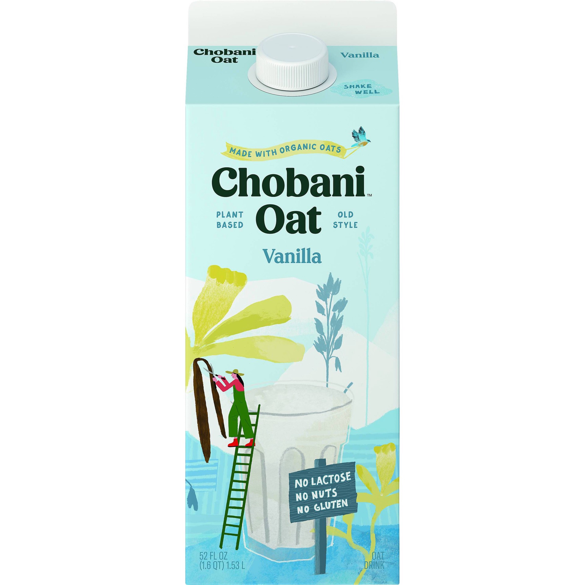 slide 1 of 1, Chobani Vanilla Oat Drink, 52 fl oz