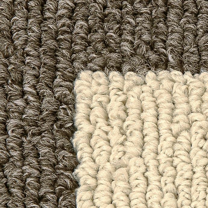 slide 2 of 8, Maples Classic Border Tufted Runner - Mushroom, 2 ft x 7 ft