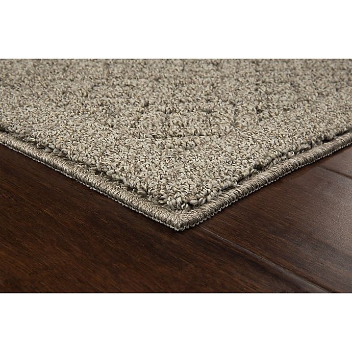 slide 2 of 7, Maples Rugs Diamond 1'6 x 2'5 Tufted Accent Rug - Taupe, 1 ct