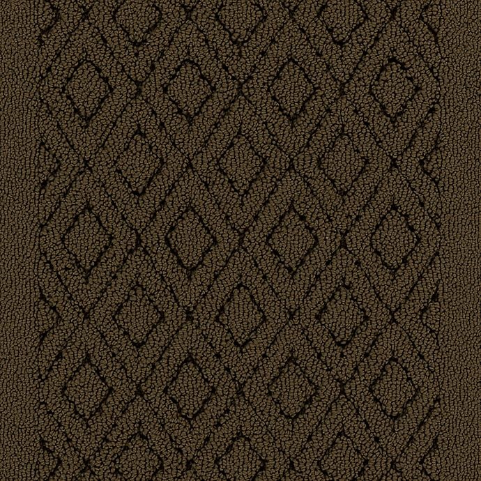 slide 5 of 7, Maples Rugs Diamond 1'6 x 2'5 Tufted Accent Rug - Brown, 1 ct