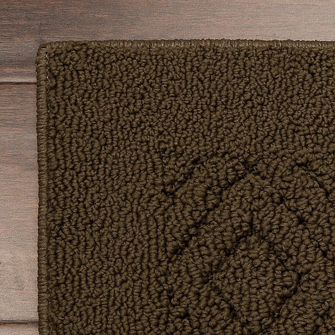 slide 7 of 7, Maples Rugs Diamond 1'6 x 2'5 Tufted Accent Rug - Brown, 1 ct