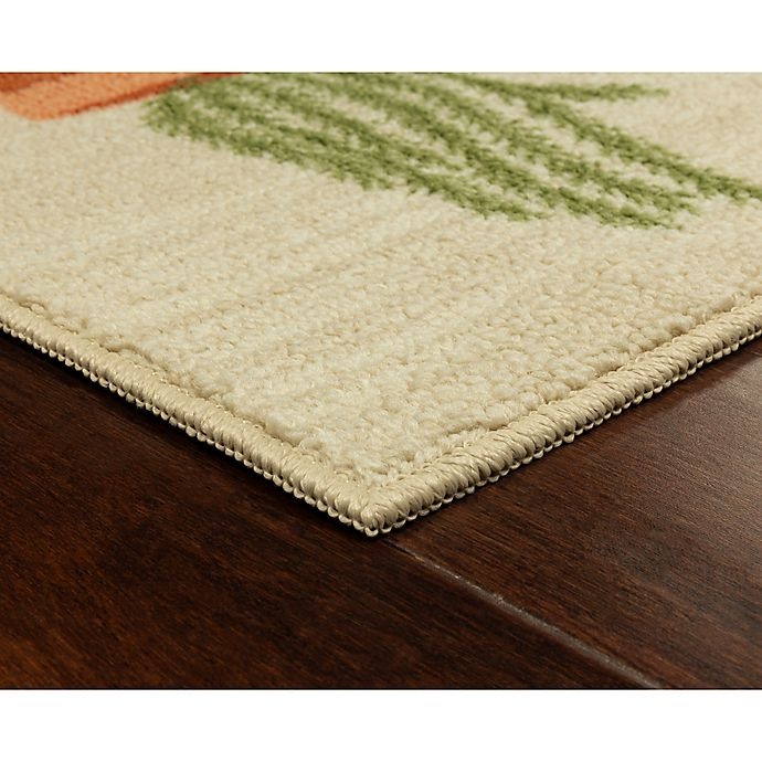 slide 6 of 6, Maples Spring Print Pots 20 x 34'' Accent Rug - Beige'', 1 ct