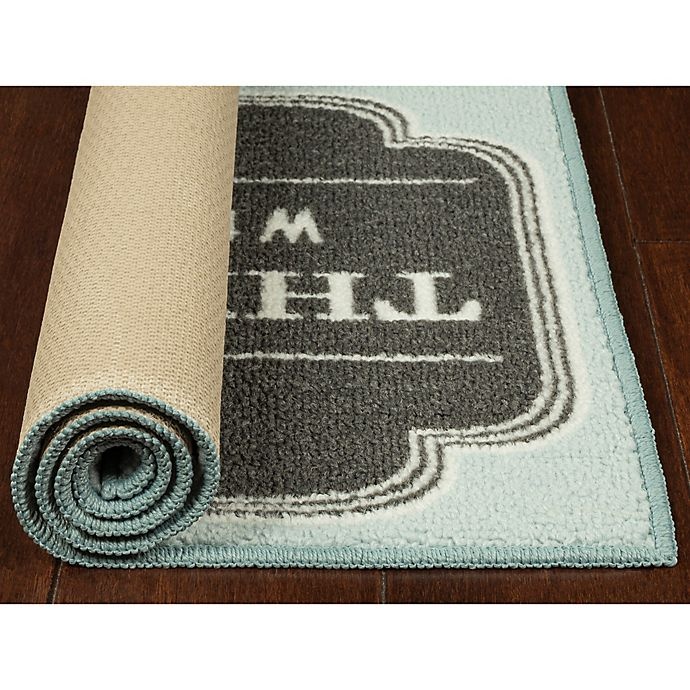 slide 5 of 7, Maples Spring Print Laundry 20 X 34'' Accent Rug - Grey'', 1 ct