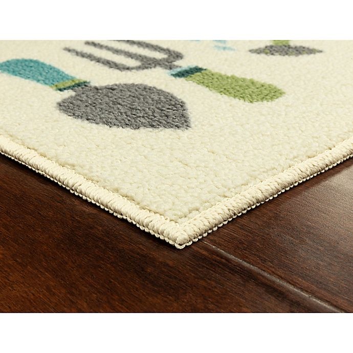 slide 6 of 7, Maples Spring Print Love 20 x 34'' Accent Rug - Green'', 1 ct