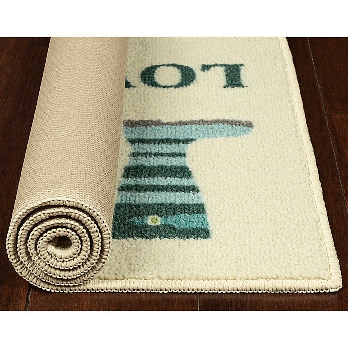 slide 5 of 7, Maples Spring Print Love 20 x 34'' Accent Rug - Green'', 1 ct