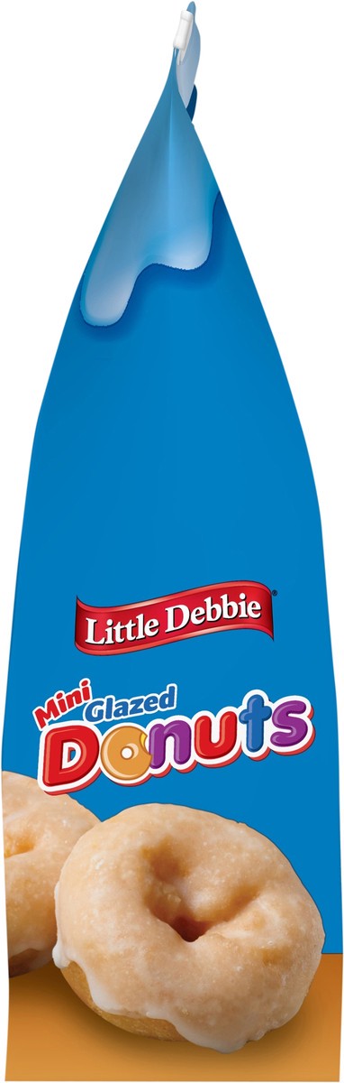 slide 4 of 14, Little Debbie Snack Cakes, Little Debbie Family Pack Glazed Mini Donuts (bagged), 10.5 oz