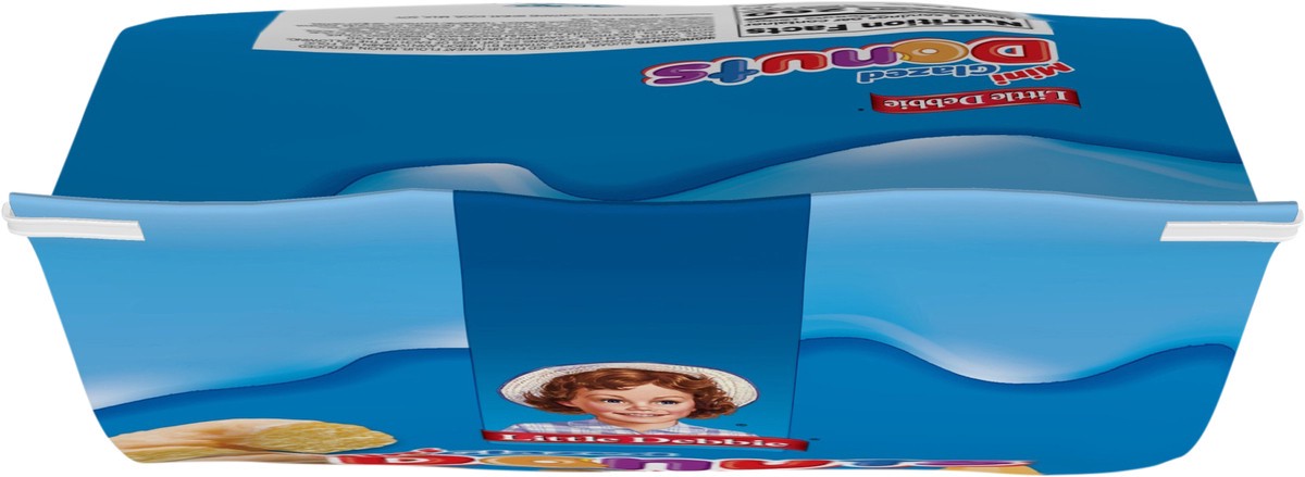 slide 2 of 14, Little Debbie Snack Cakes, Little Debbie Family Pack Glazed Mini Donuts (bagged), 10.5 oz