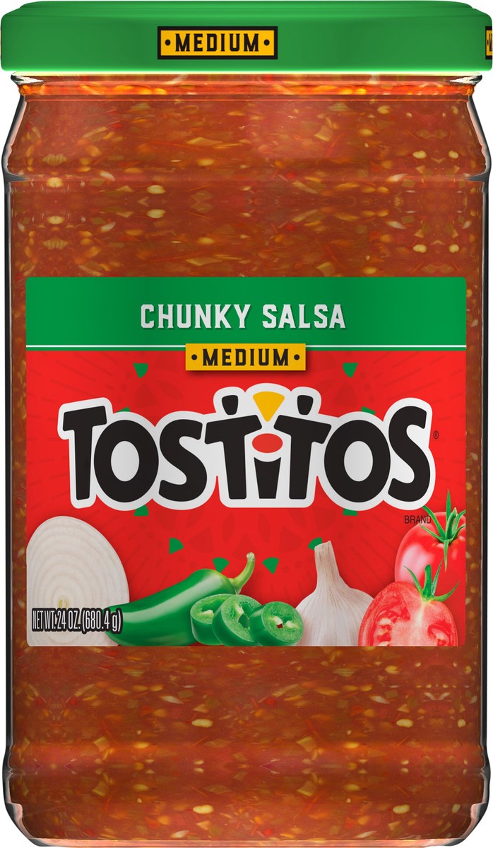 slide 4 of 14, Tostitos Medium Chunky Salsa - 24oz, 24 oz