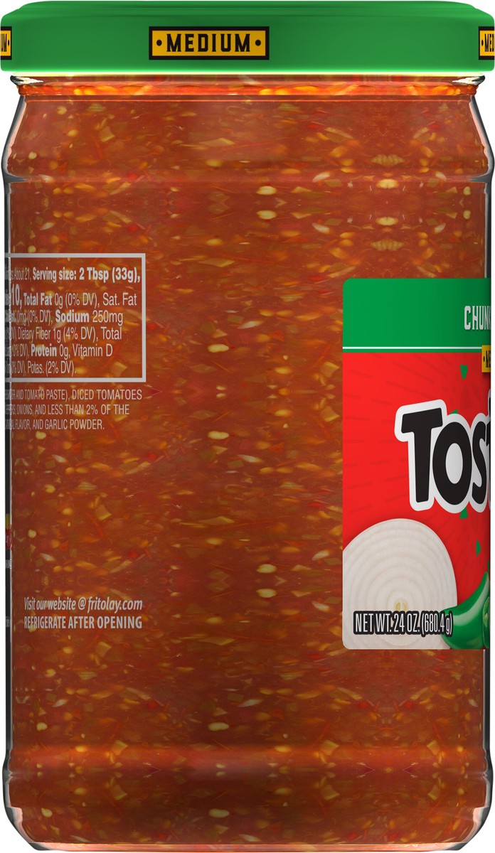 slide 11 of 14, Tostitos Medium Chunky Salsa - 24oz, 24 oz