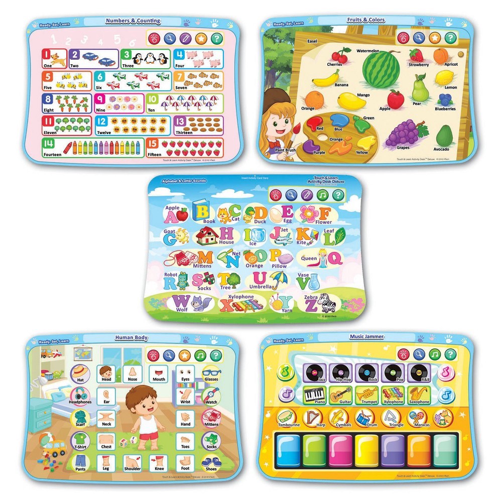 slide 3 of 9, VTech Touch & Learn Activity Desk Deluxe, 1 ct