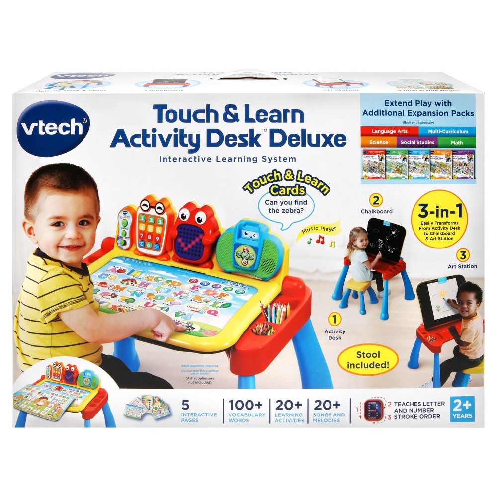 slide 6 of 9, VTech Touch & Learn Activity Desk Deluxe, 1 ct
