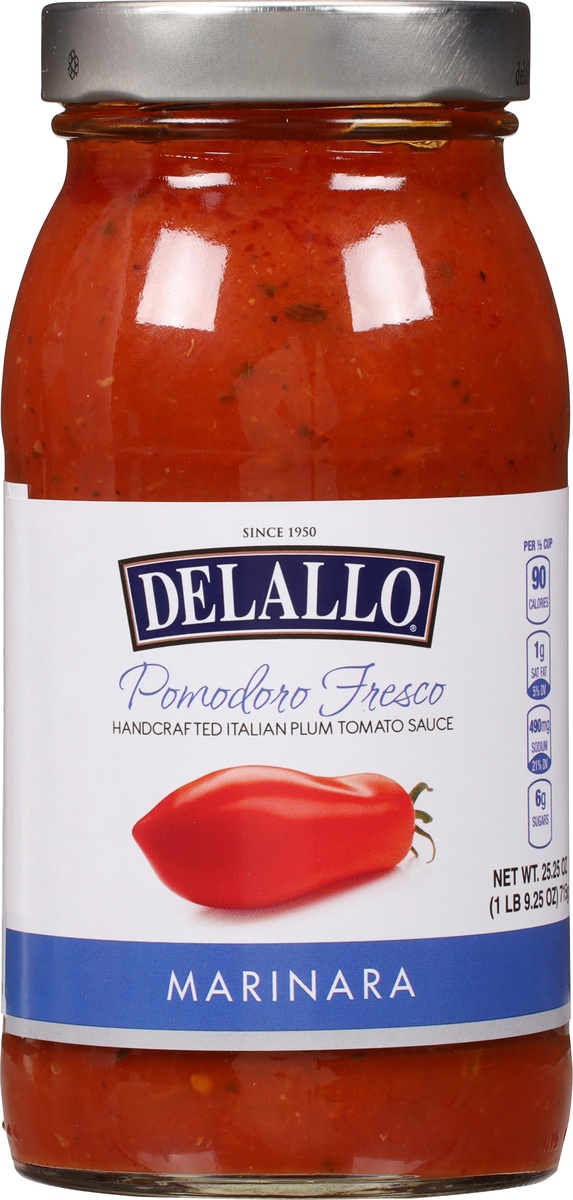 slide 9 of 11, DeLallo Pomodoro Fresco Marinara Tomato Sauce, 25 fl oz