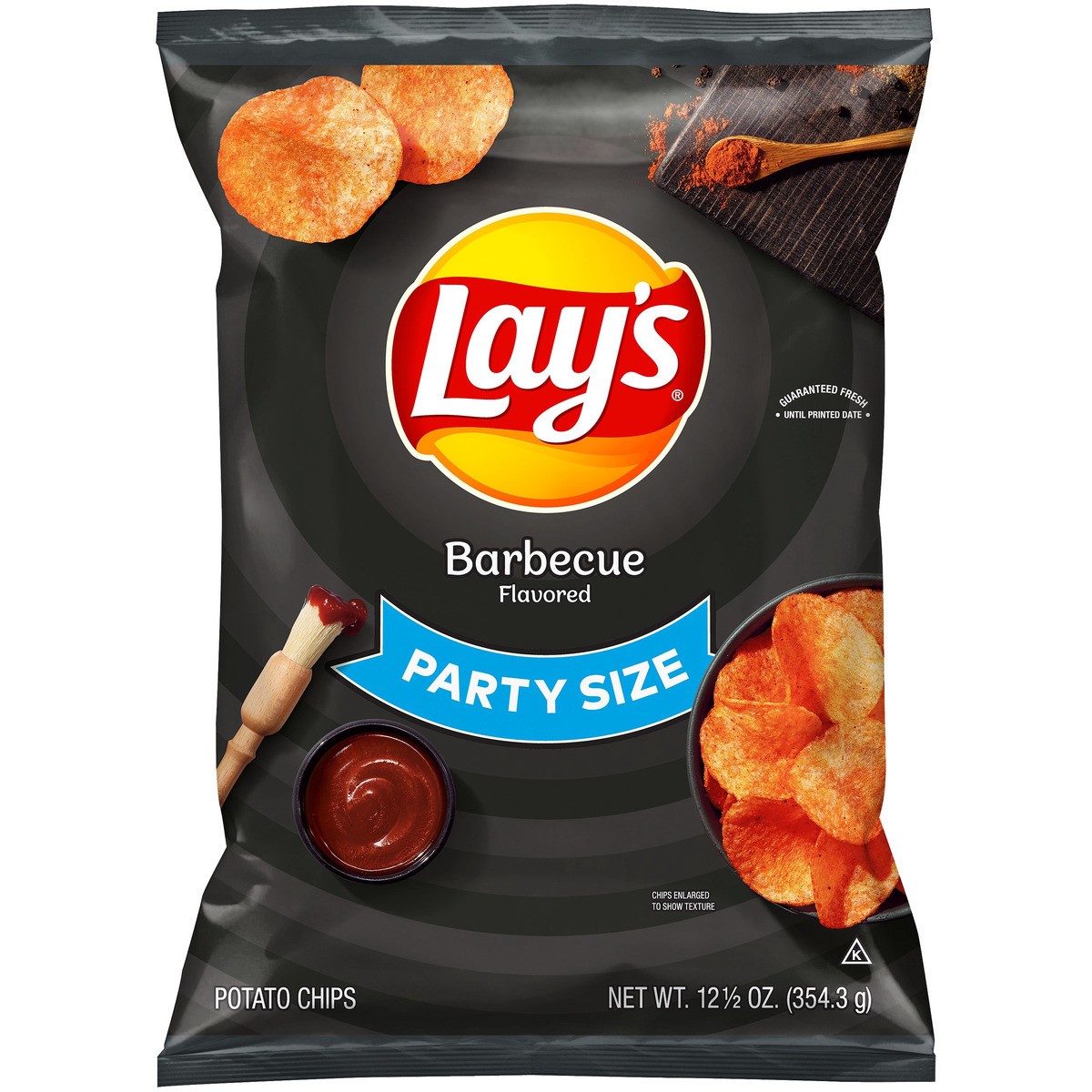 slide 8 of 8, Lay's Potato Chips Barbecue 12 1/2 Oz Party Size, 12.5 oz