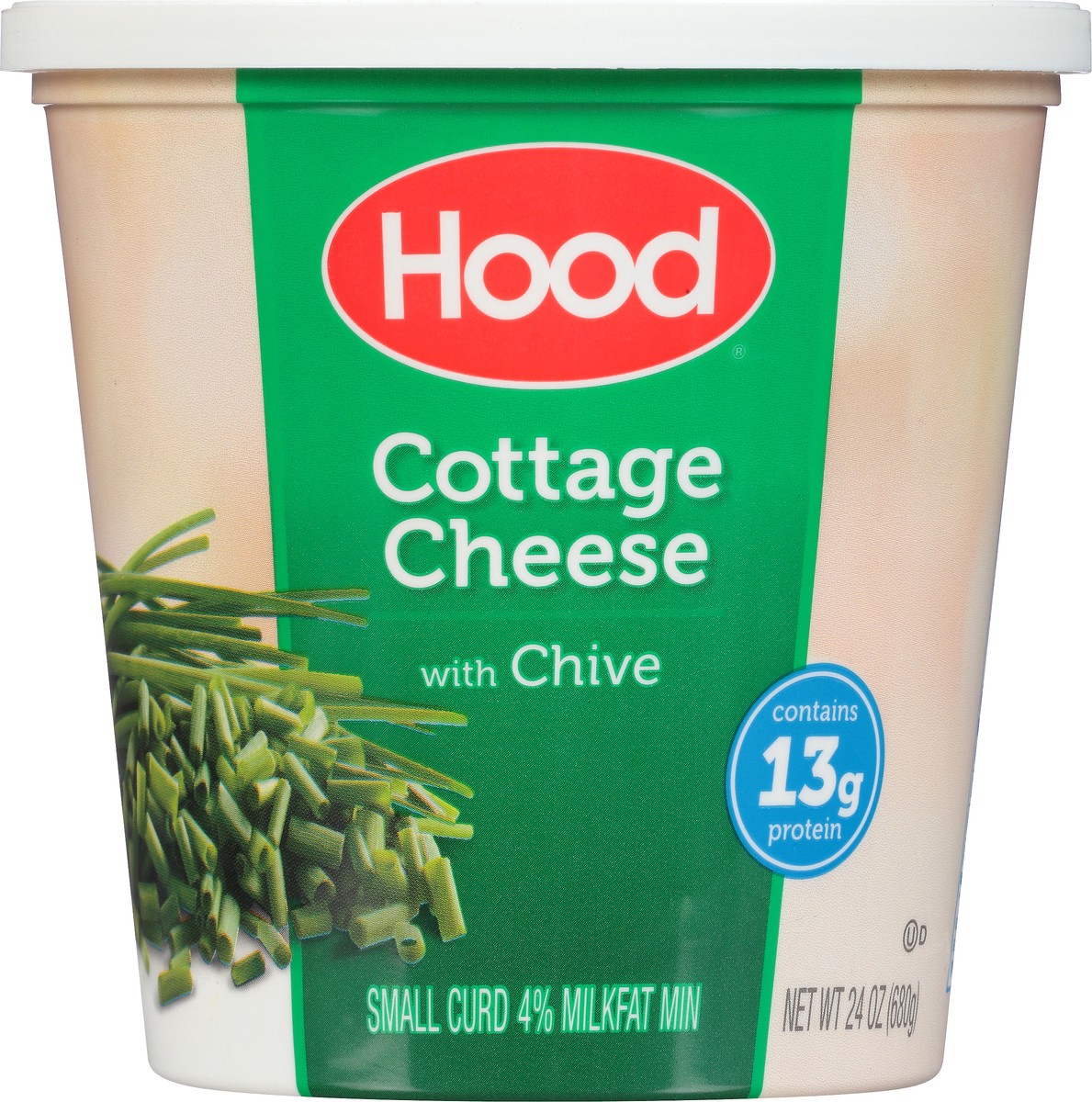 slide 2 of 8, Hood Cottage Cheese with Chive, 24 oz, 24 oz