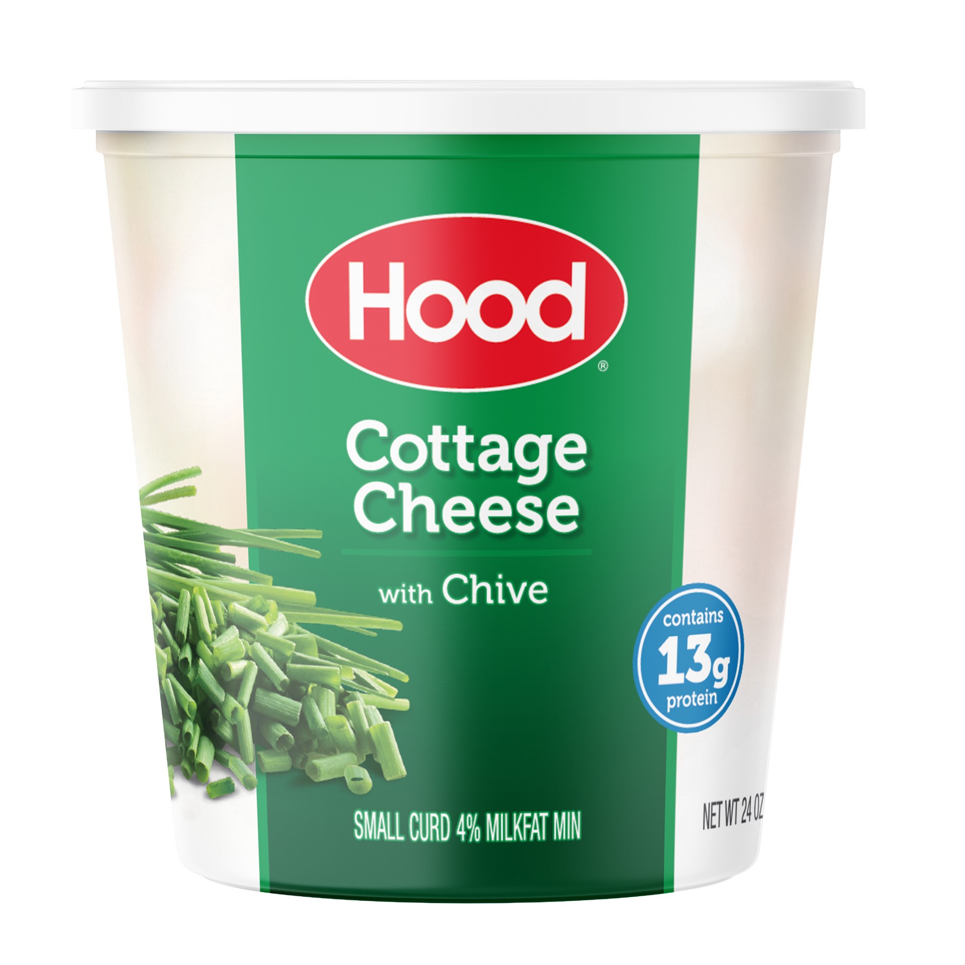 slide 1 of 8, Hood Cottage Cheese with Chive, 24 oz, 24 oz