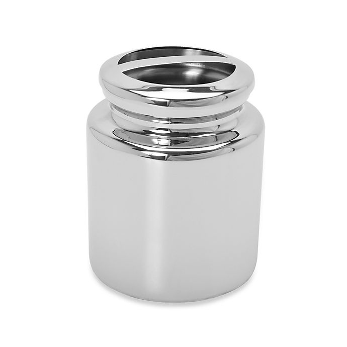 slide 1 of 1, Wamsutta Kiara Toothbrush Holder - Chrome, 1 ct