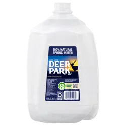 DEER PARK Brand Spring Water, 1-gallon plastic jug
