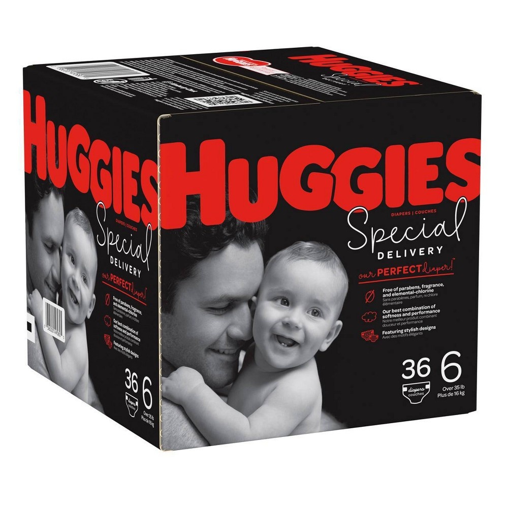 slide 2 of 3, Huggies Special Delivery Size Disposable Diapers, 26 ct; Size 6