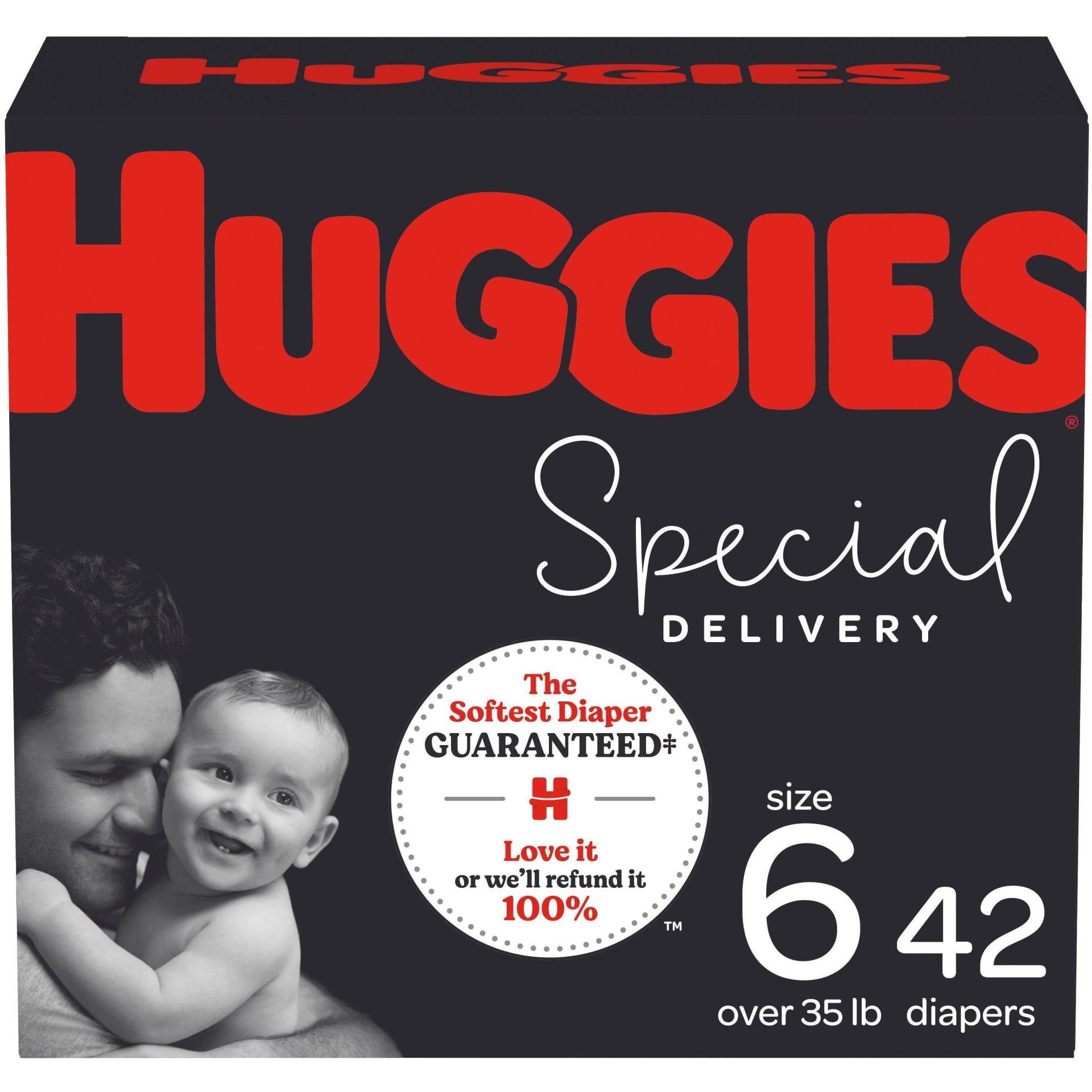 slide 1 of 3, Huggies Special Delivery Size Disposable Diapers, 26 ct; Size 6