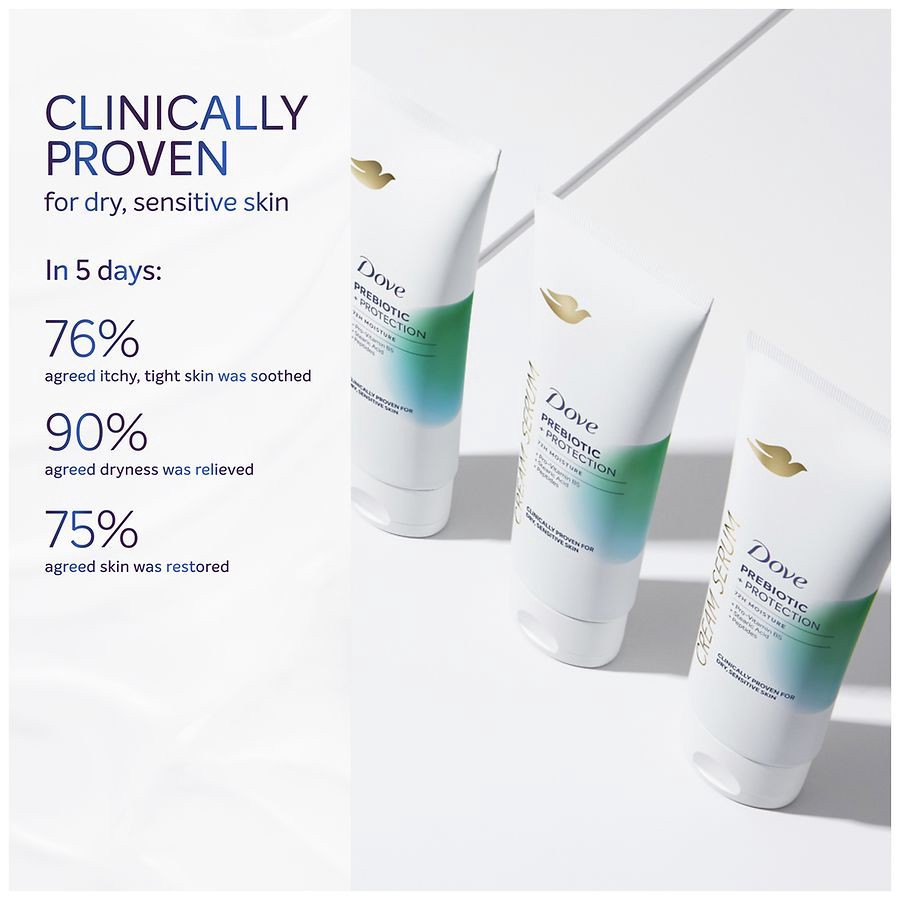 slide 4 of 5, Dove Prebiotic + Protection Cream Serum, 8 oz