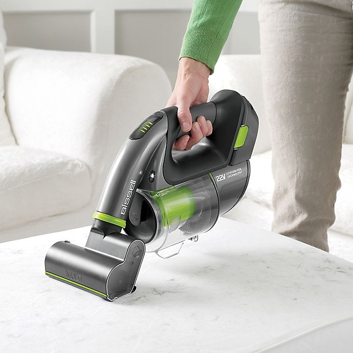 slide 2 of 5, BISSELL Cordless Hand Vacuum - Grey/Green, 1 ct