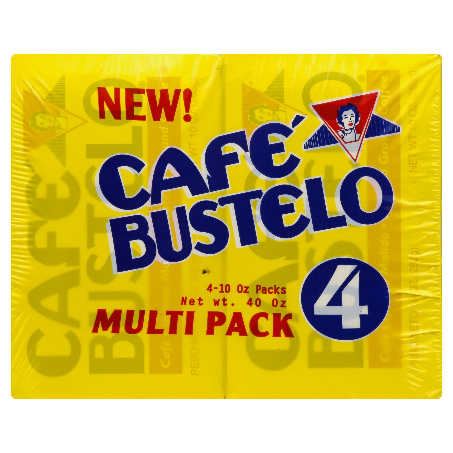 slide 1 of 1, Cafe Bustelo Cafe' Bustello Ground Coffee, 10 oz, 4 count, 