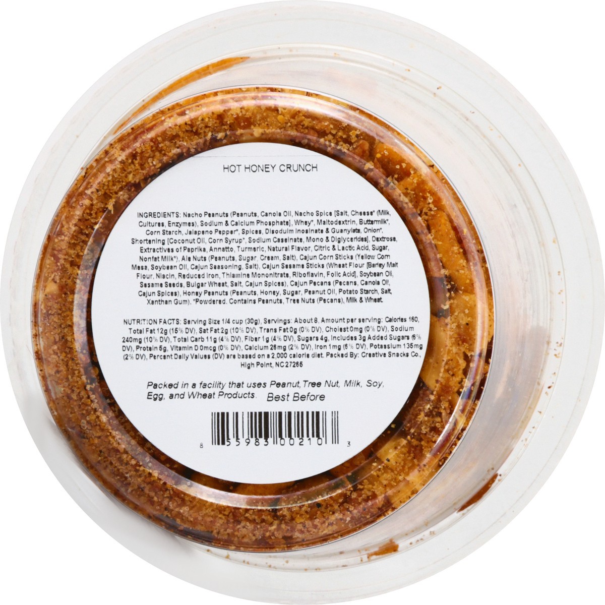 slide 9 of 13, Creative Snacks Naturally Delicious Hot Honey Crunch 8 oz, 8 oz