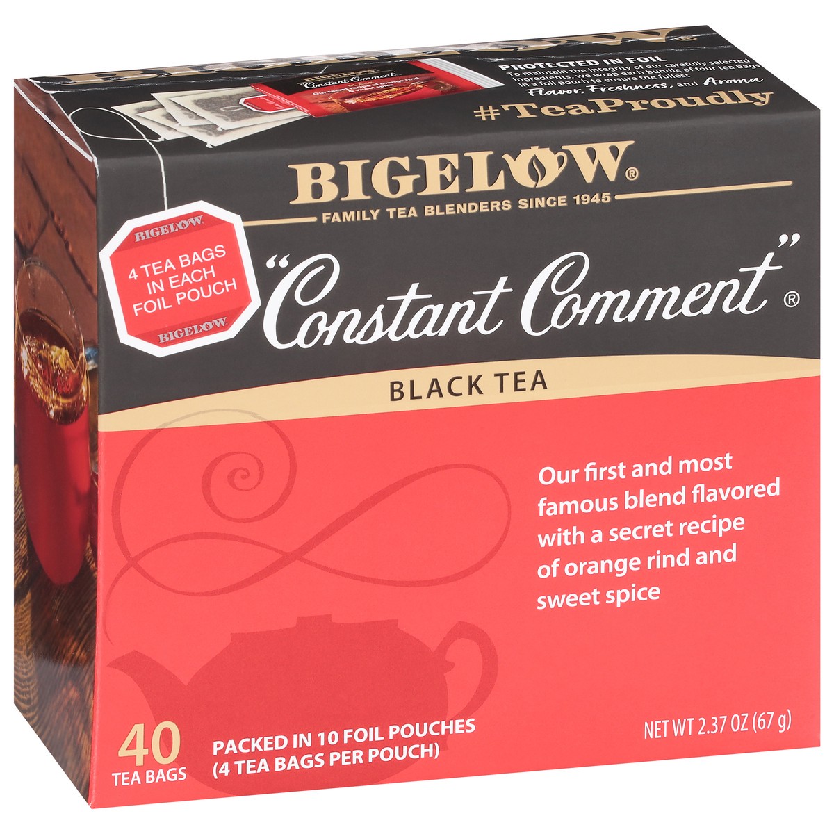 slide 3 of 9, Bigelow Constant Comment Black Tea 40 Tea Bags - 40 ct, 40 ct