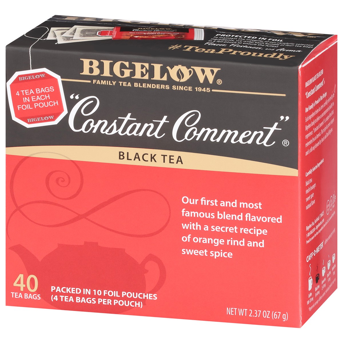 slide 6 of 9, Bigelow Constant Comment Black Tea 40 Tea Bags - 40 ct, 40 ct