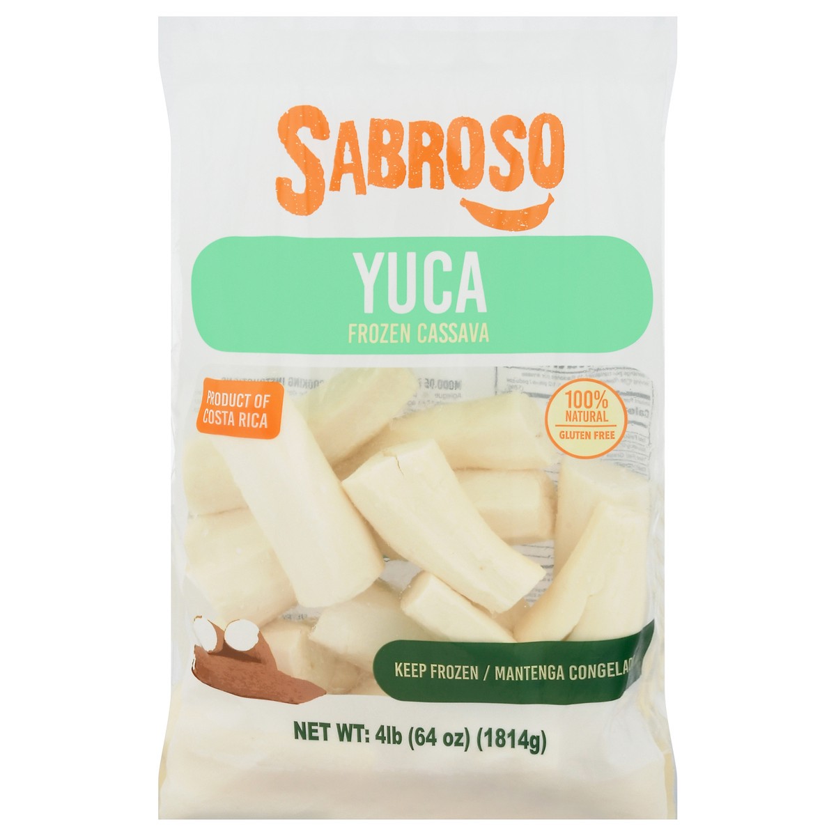 slide 3 of 13, Sabroso Frozen Peeled Yuca, 4 lb