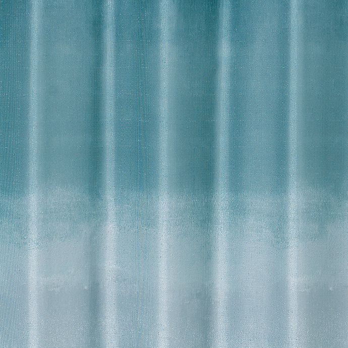 slide 3 of 3, Allure Home Creation Metallic Ombre Glimmer Shower Curtain - Teal, 1 ct