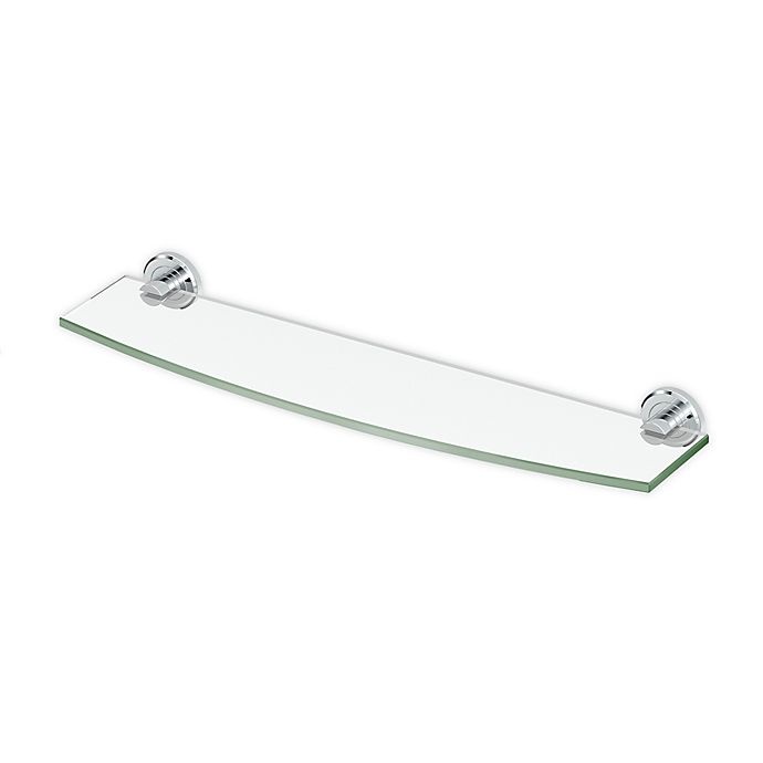 slide 1 of 2, Gatco Latitude II Minimalist Glass Shelf - Chrome, 1 ct