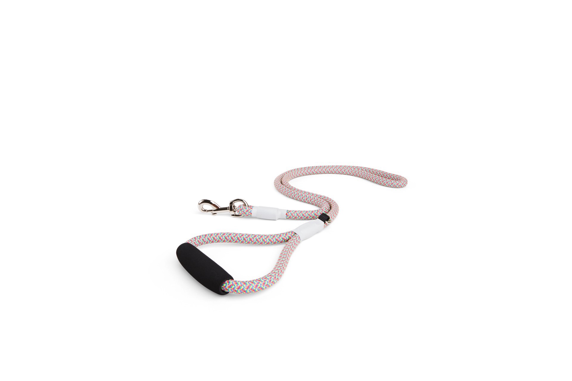 slide 1 of 1, YOULY 1/2" Multicolored Reflective Dog Leash, 5 ft., 1 ct