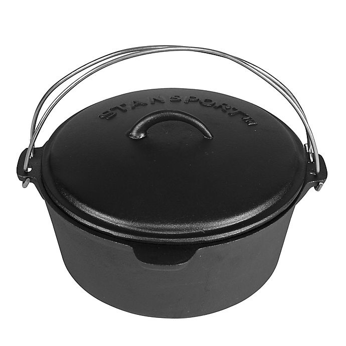 slide 3 of 9, Stansport Cast Iron Outdoor Cookware Set, 5 ct