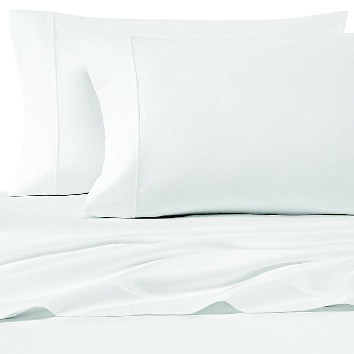 slide 1 of 1, SALT 200-Thread-Count Cotton Percale Twin Sheet Set - White, 1 ct