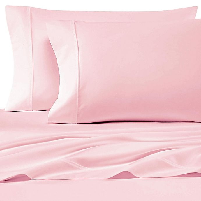 slide 1 of 1, SALT 200-Thread-Count Cotton Percale Standard Pillowcases - Blush, 2 ct