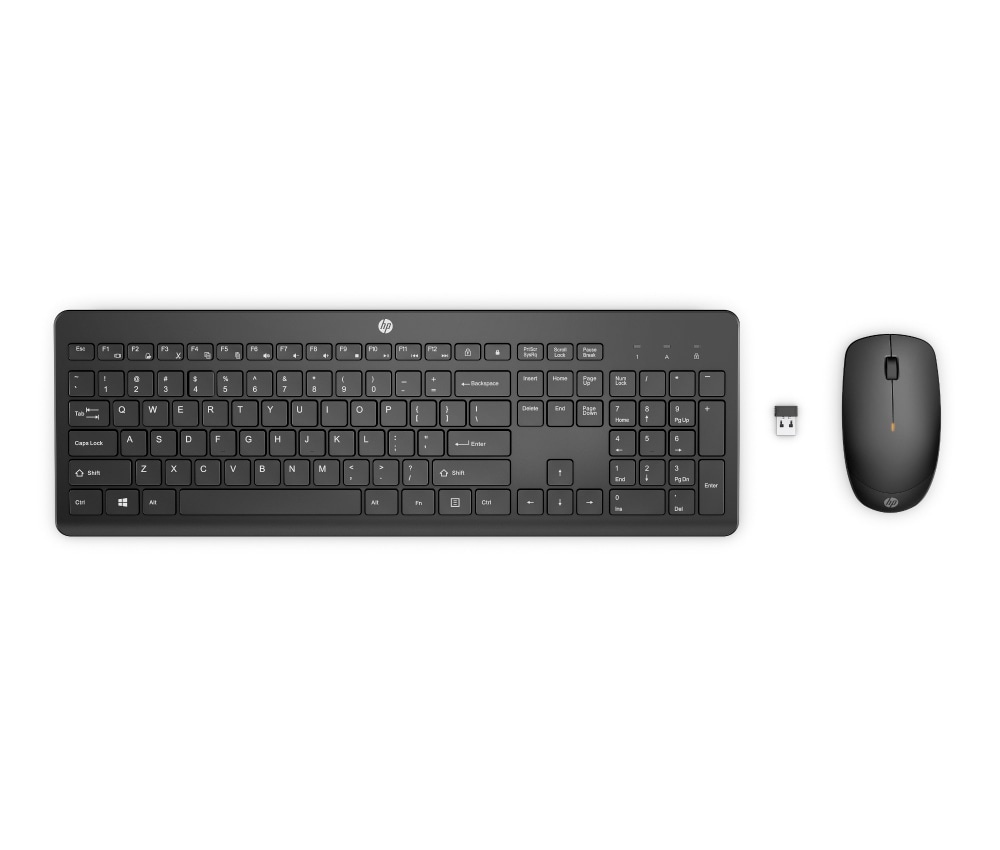 slide 1 of 1, Hp Wireless Mouse And Keyboard Combo - Black, 1 ct