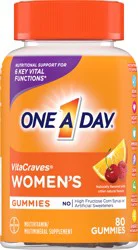 One A Day Vitacraves Women's Gummies Multivitamin/Multimineral 80 ea JAR