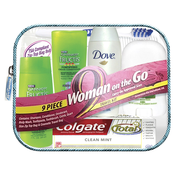 slide 1 of 1, Palmer's Woman On The Go Travel Hygiene Kit, 10 ct