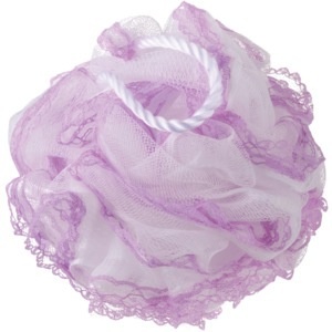 slide 1 of 1, Beauty 360 Cleansing Bath Pouf, Lacy Mesh, 1 ct