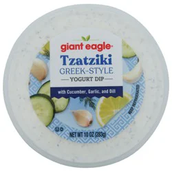 Giant Eagle Tzatziki Greek Style Yogurt Dip - 10 oz