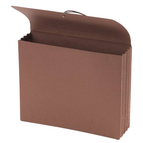 slide 3 of 3, Office Depot Brand Standard Expanding Wallet, Letter Size, Brown, 2 ct; 3 1/2 in