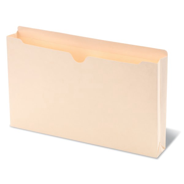 slide 2 of 2, Office Depot Brand Legal Size Manila File Jackets, 2 in Expansion, 8 ct