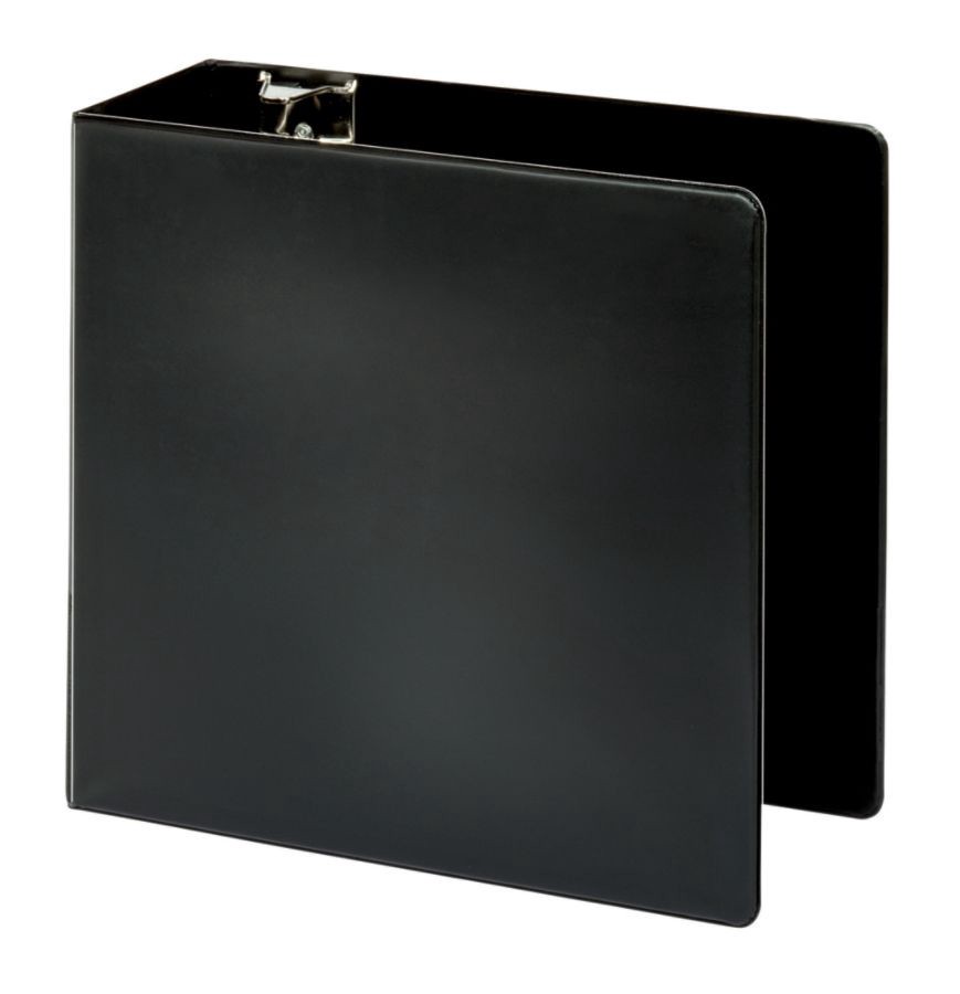 slide 2 of 5, Office Depot Brand Durable Slant D-Ring Binder, 5'' Rings, 65% Recycled, Black, 1 ct