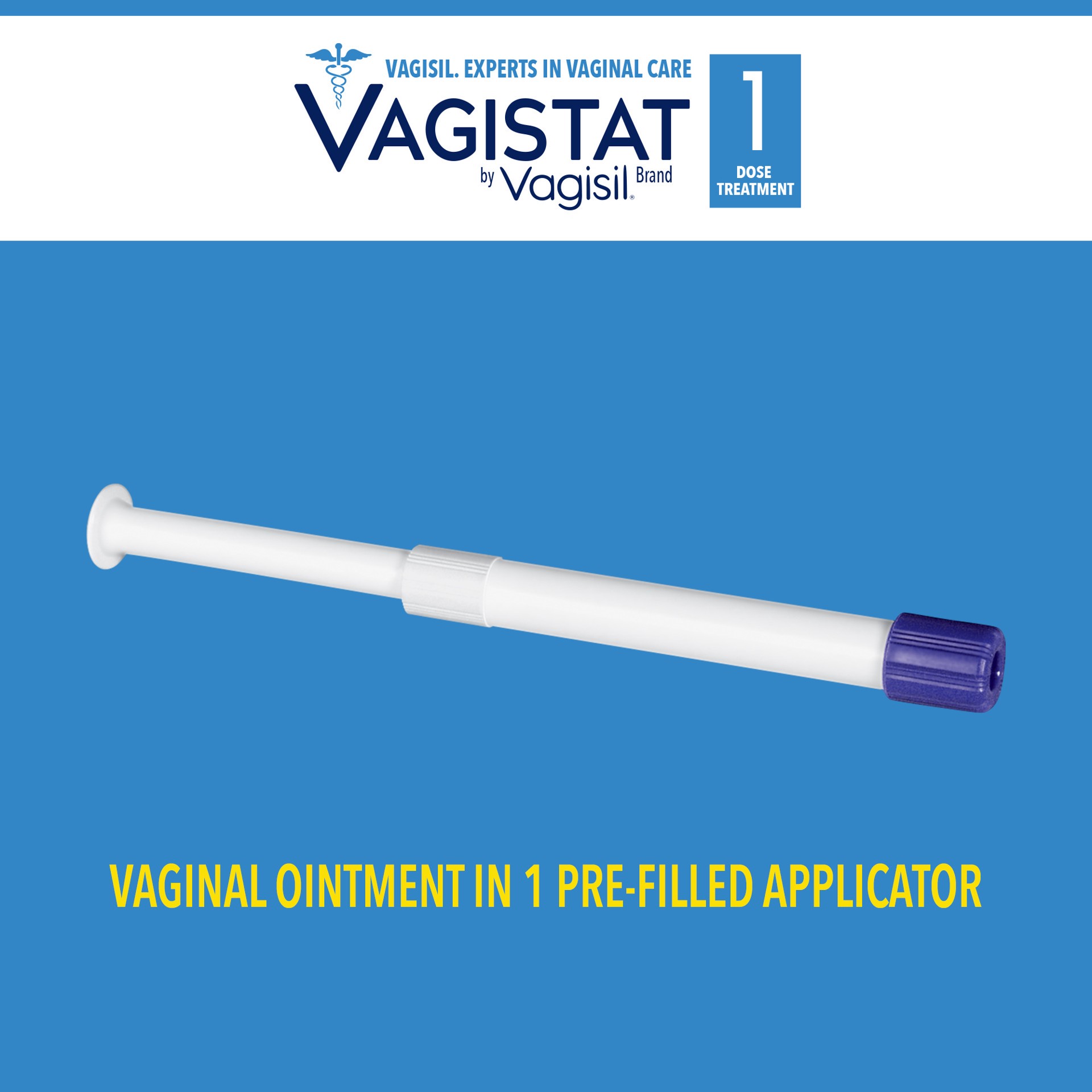 slide 3 of 5, Vagistat-1 Single Dose Treatment for Yeast Infections, 4.6 gram