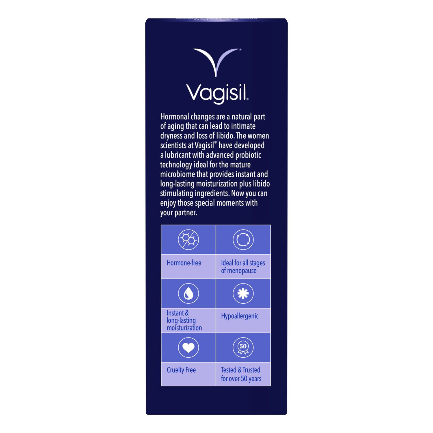 slide 4 of 4, Vagisil Menopause Support Probiotic Lube + Libido, 1.76 Oz, 1.76 oz