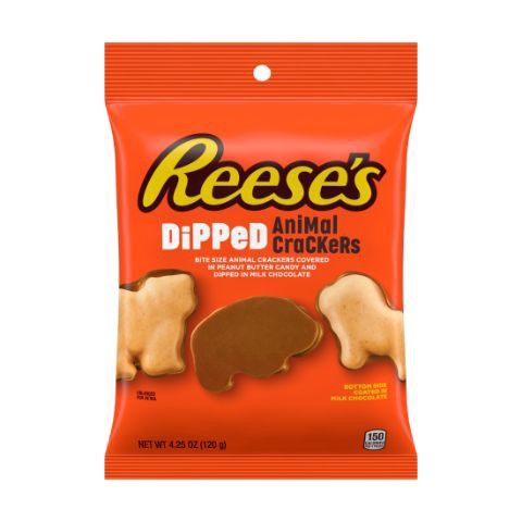 slide 1 of 1, Reese's Dipped Animal Crackers, 4.25 oz